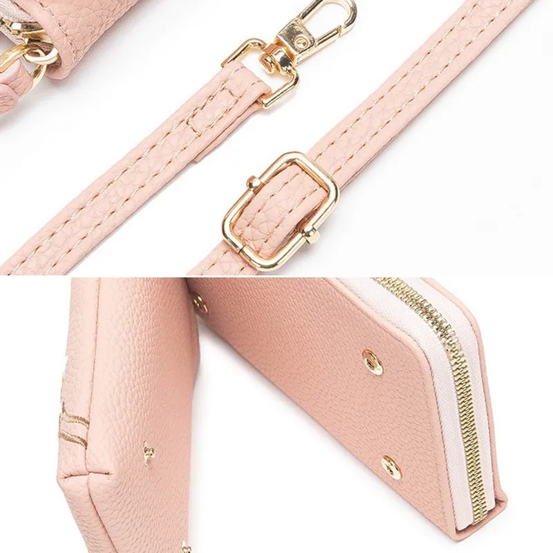 💼👛 Women Sling Cross-Body Wallet with Mobile Cell Phone Holder 📱✨
