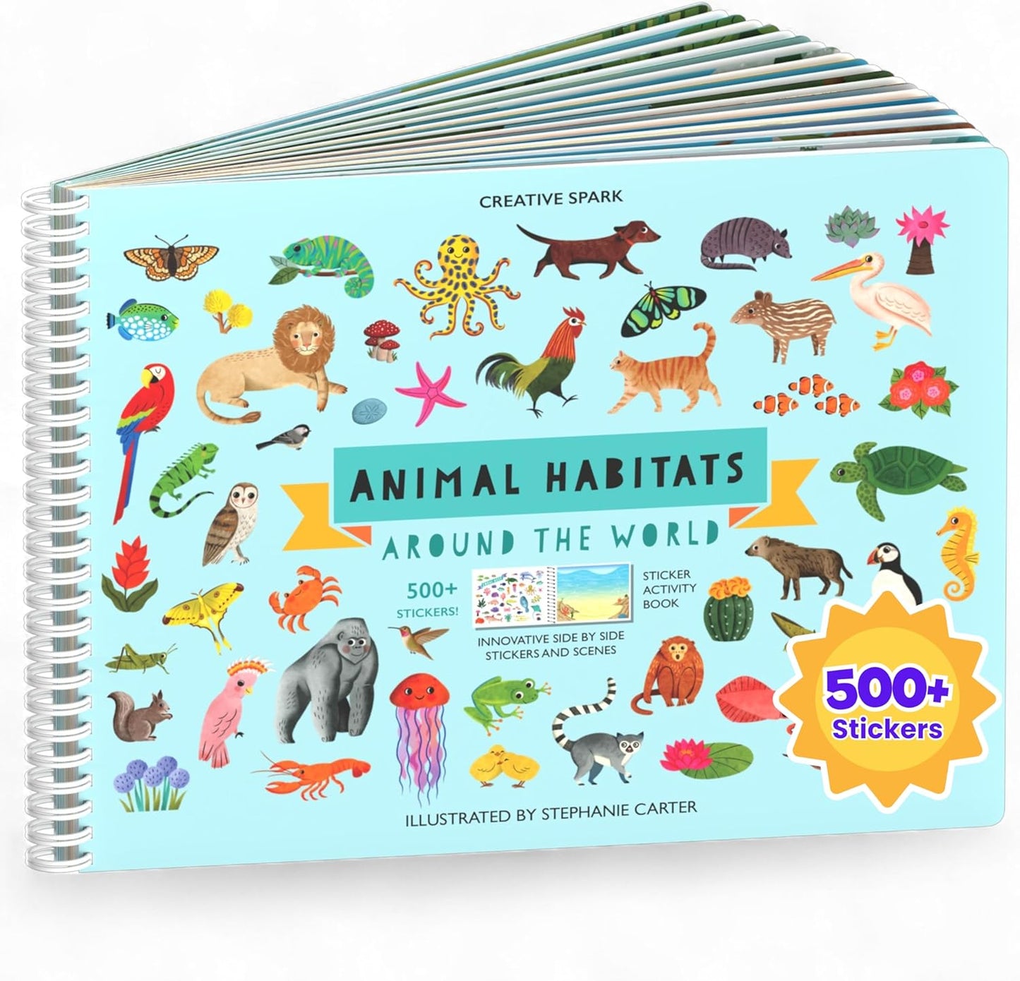 🔥LAST DAY 60% OFF - 🦋 Hello Bugs Sticker Book Activity for Kids 🐞 (over 500 stickers!)