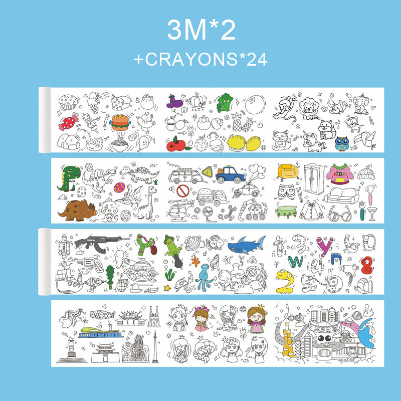 🎨 Premium Kids Drawing Roll – Spark Creativity!