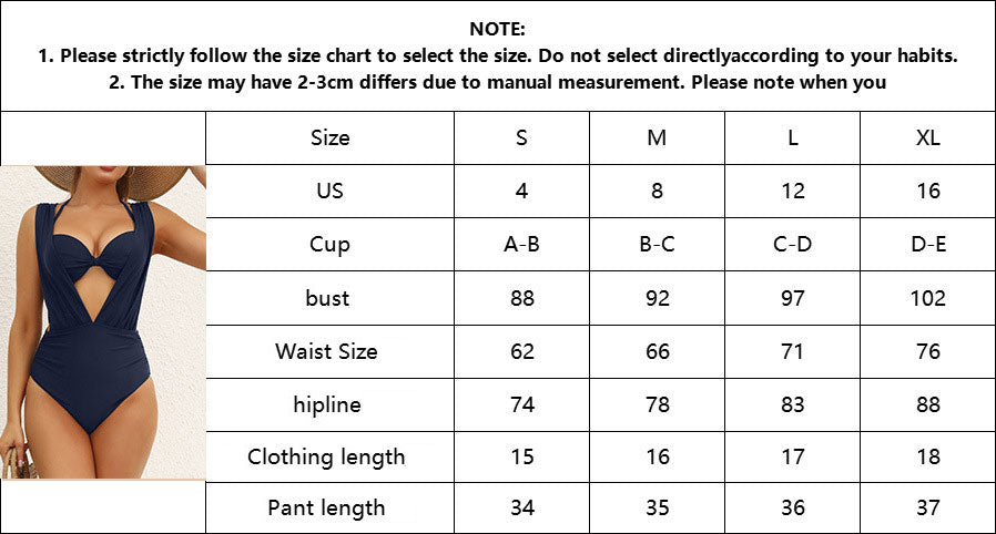 🌸Spring Specials💐 Women's Tie Solid Color Swimsuit 2-PCS Set
