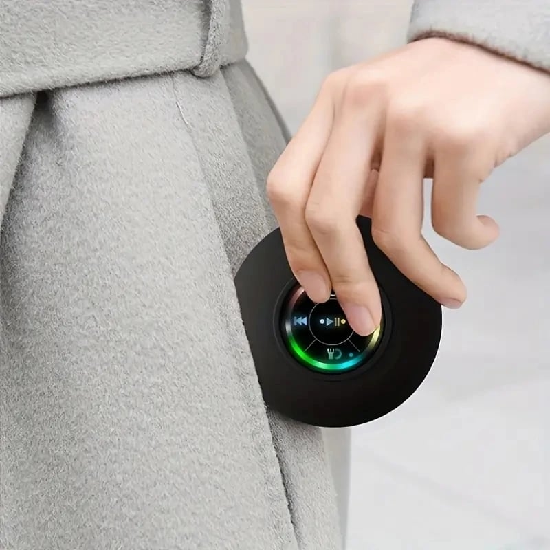 🎄Bathroom Waterproof Wireless Bluetooth Speakers with LED Light