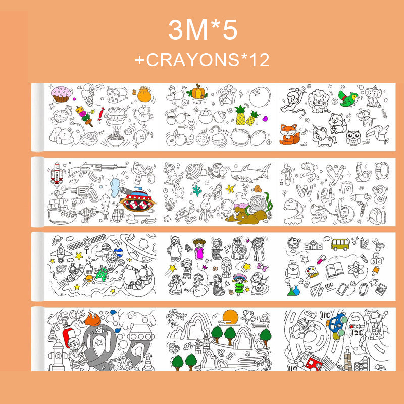 🎨 Premium Kids Drawing Roll – Spark Creativity!