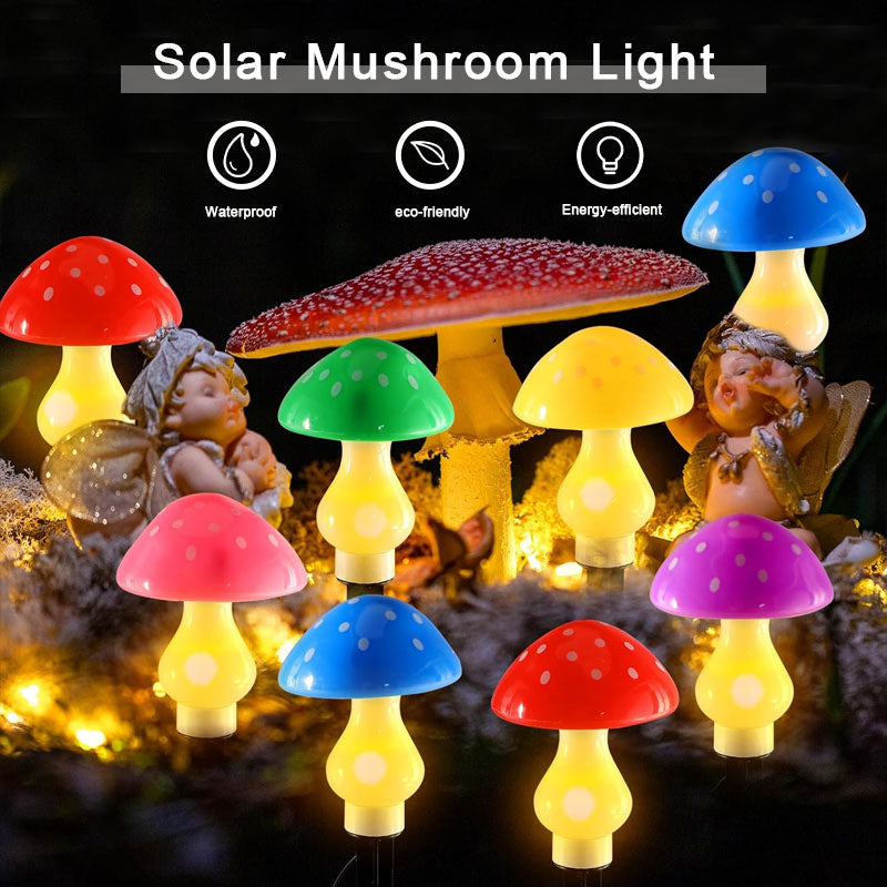 🍄✨Solar Mushroom Light