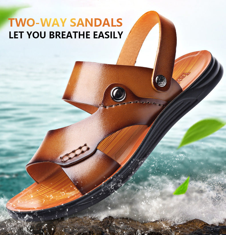 🛩️Buy 2 get 5% off and free shipping🔥Men's outdoor leather sandals
