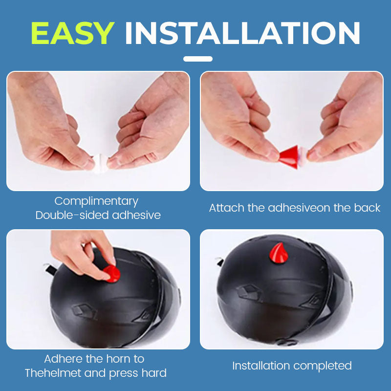 Devil suction cup horns