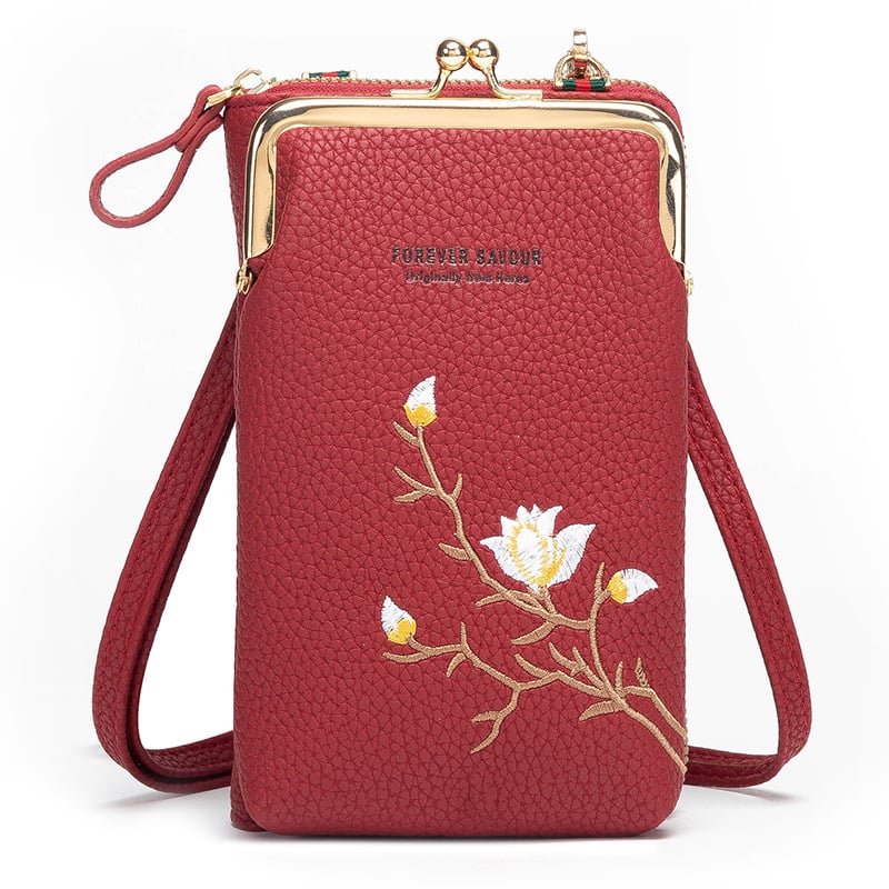 💼👛 Women Sling Cross-Body Wallet with Mobile Cell Phone Holder 📱✨