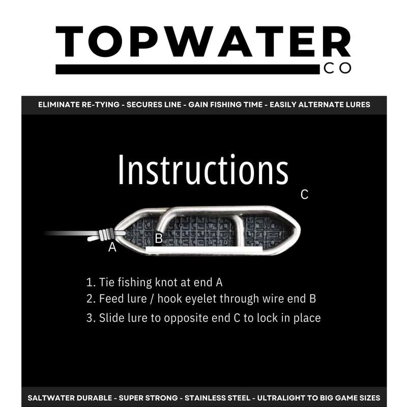 Topwater Speed Clips – Eenvoudig en Efficiënt Vissen