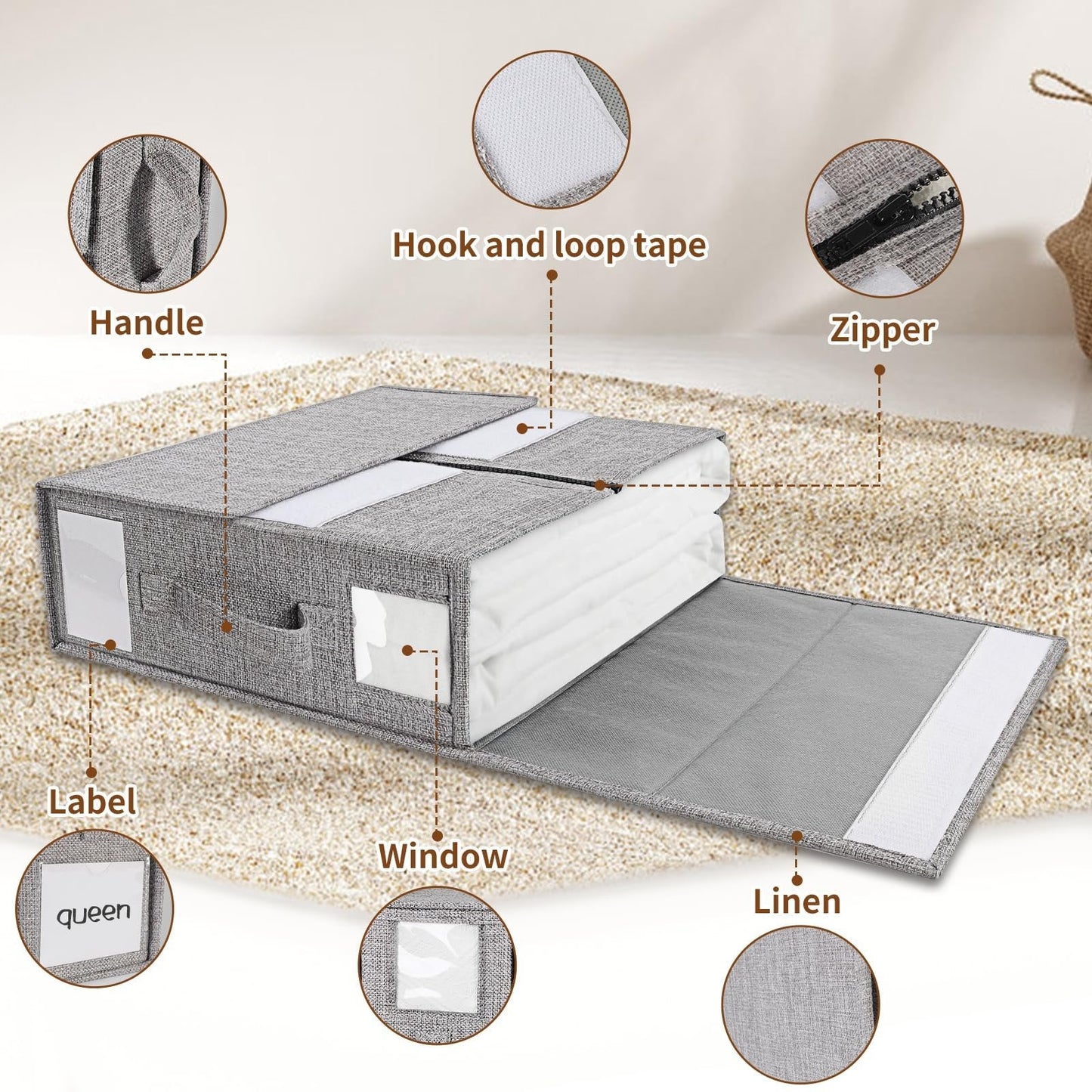 🔥Hot Sale Promotion-49% OFF✨-Foldable Bed Sheet Organizers and Storage