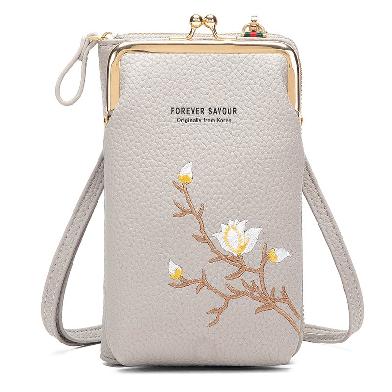 💼👛 Women Sling Cross-Body Wallet with Mobile Cell Phone Holder 📱✨
