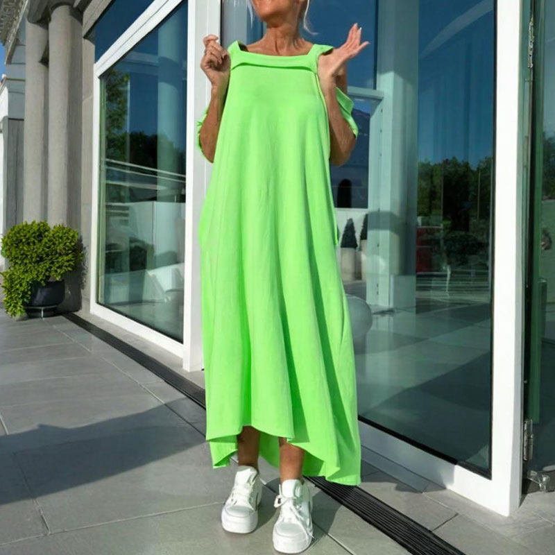 👗Women's strapless loose long dress