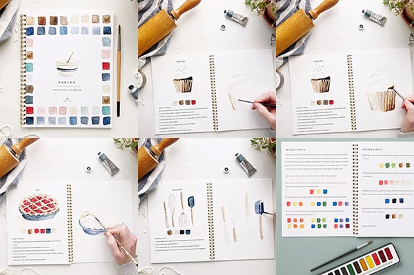🔥Lente Korting🖼️ Aquarel Werkboek voor Nieuwe Kunstenaars