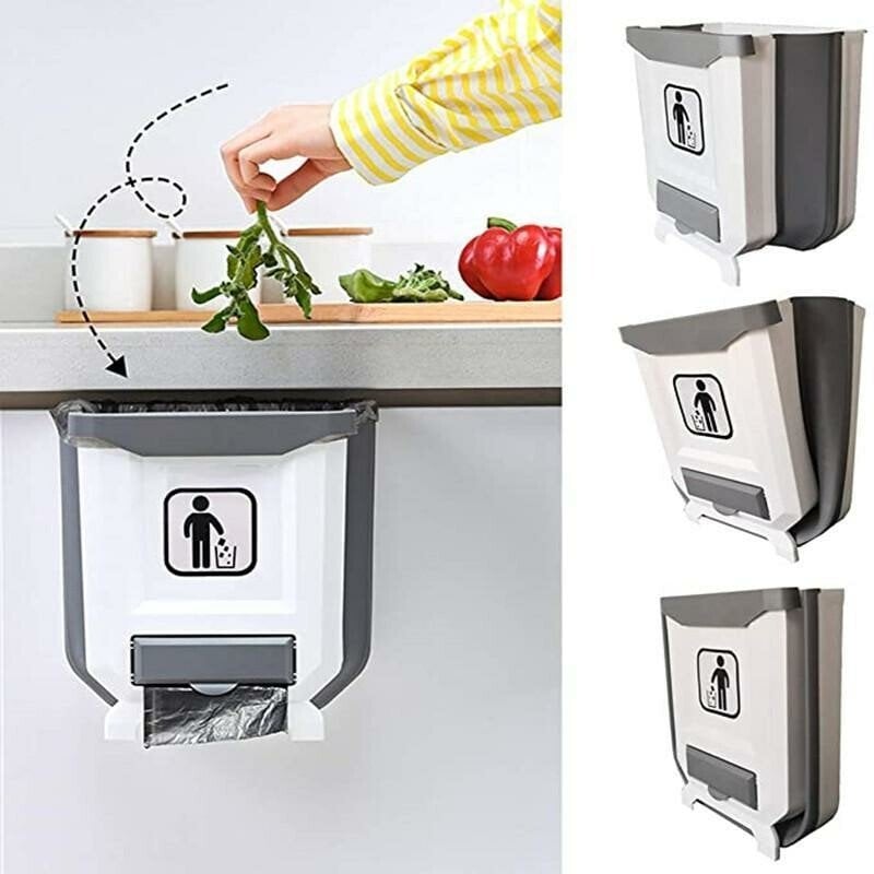 🔥Hot Sale🔥Kitchen Cabinet Foldable Trash Can
