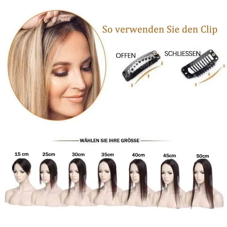 🔥Only $14.99 Last Day 💥Breathable Natural Hair Tips for Women with Thinning Hair