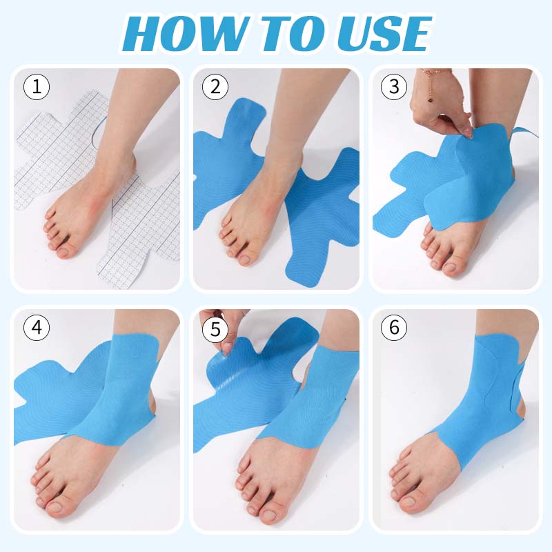 🦶 Ankle Kinesiology Tape