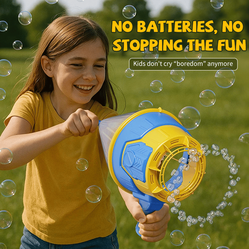 Handheld Skyrocket Fun Bubble Machine