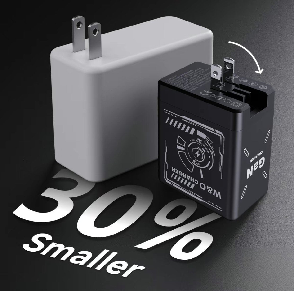 ⏰Limited stock!🔥120W GaN Super Fast Charger with 2-in-1 Cables!