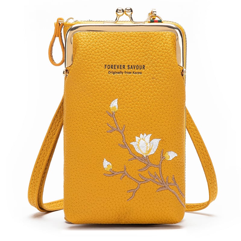 💼👛 Women Sling Cross-Body Wallet with Mobile Cell Phone Holder 📱✨
