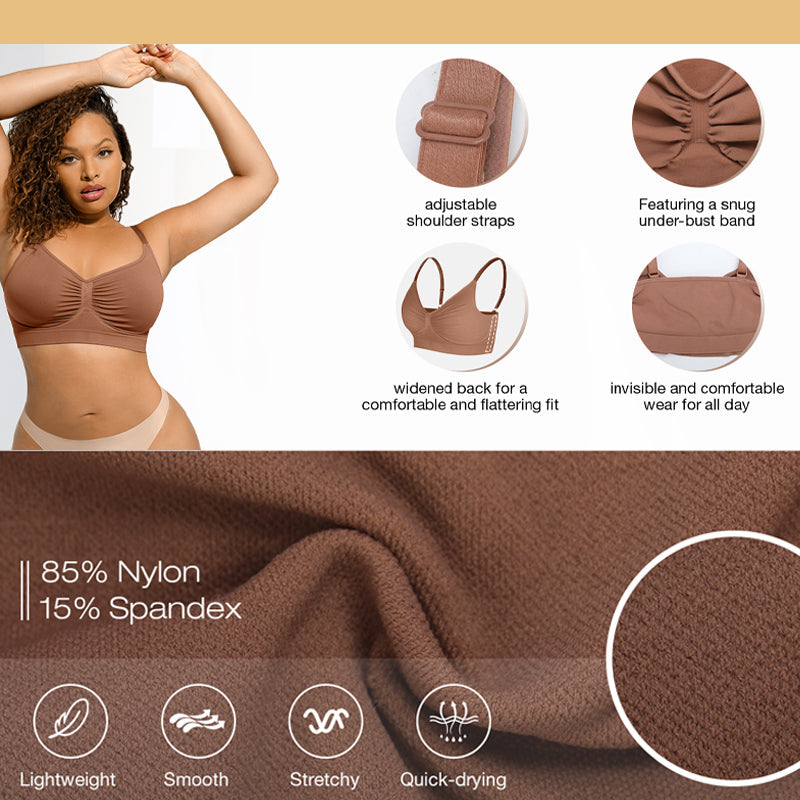 Women's Full Coverage Non-Padded Wireless Sculpt Bra