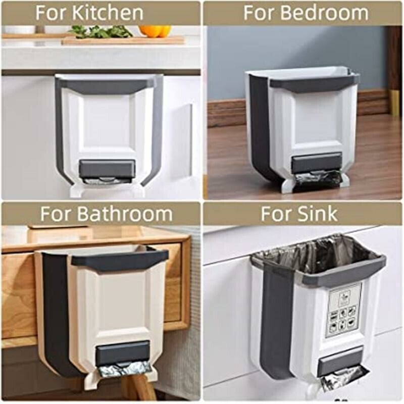 🔥Hot Sale🔥Kitchen Cabinet Foldable Trash Can