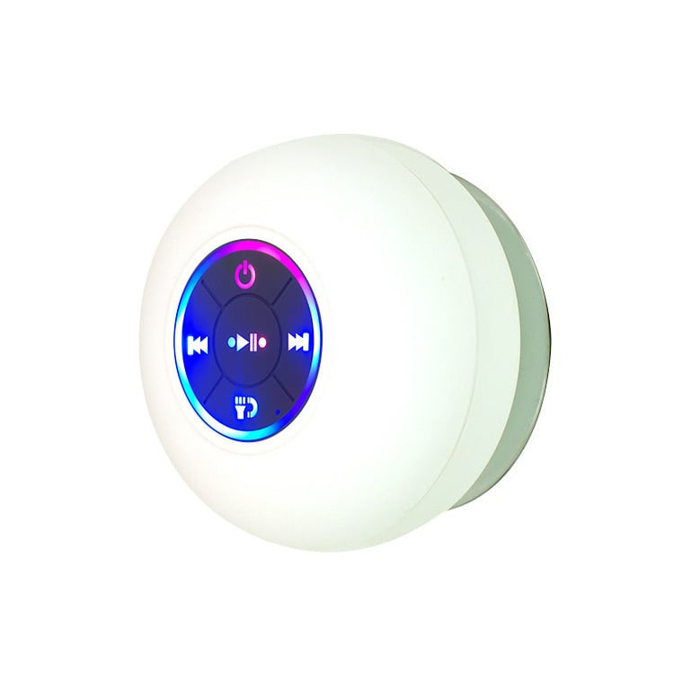 🎄Bathroom Waterproof Wireless Bluetooth Speakers with LED Light