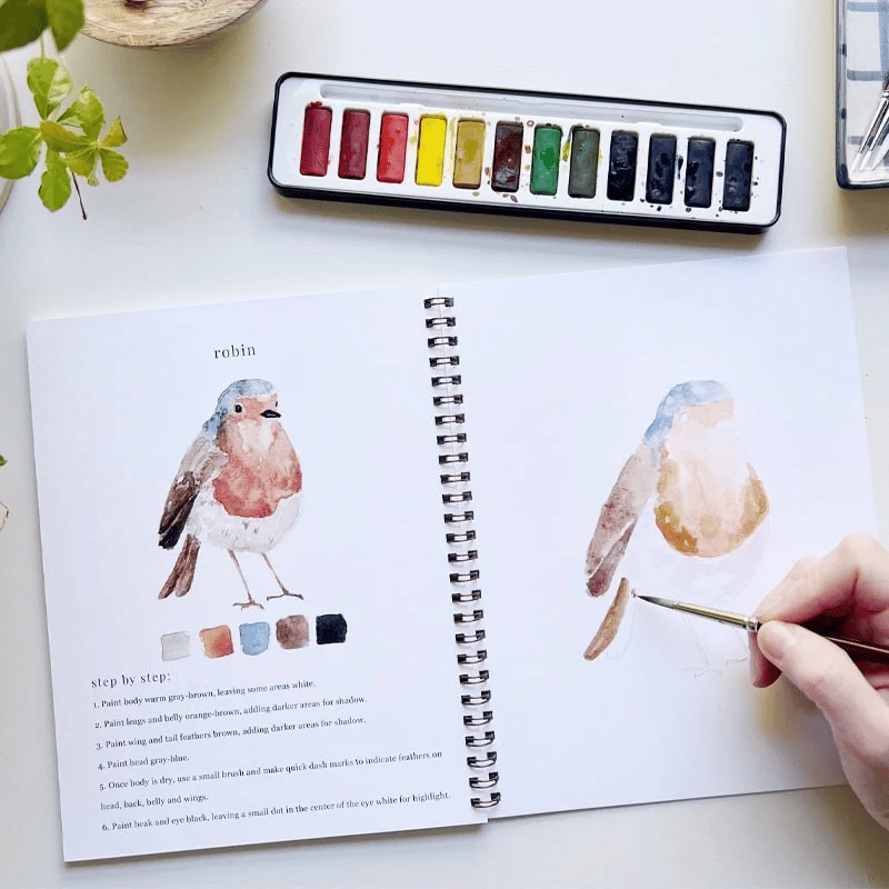 🔥Lente Korting🖼️ Aquarel Werkboek voor Nieuwe Kunstenaars