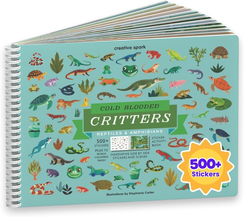 🔥LAST DAY 60% OFF - 🦋 Hello Bugs Sticker Book Activity for Kids 🐞 (over 500 stickers!)