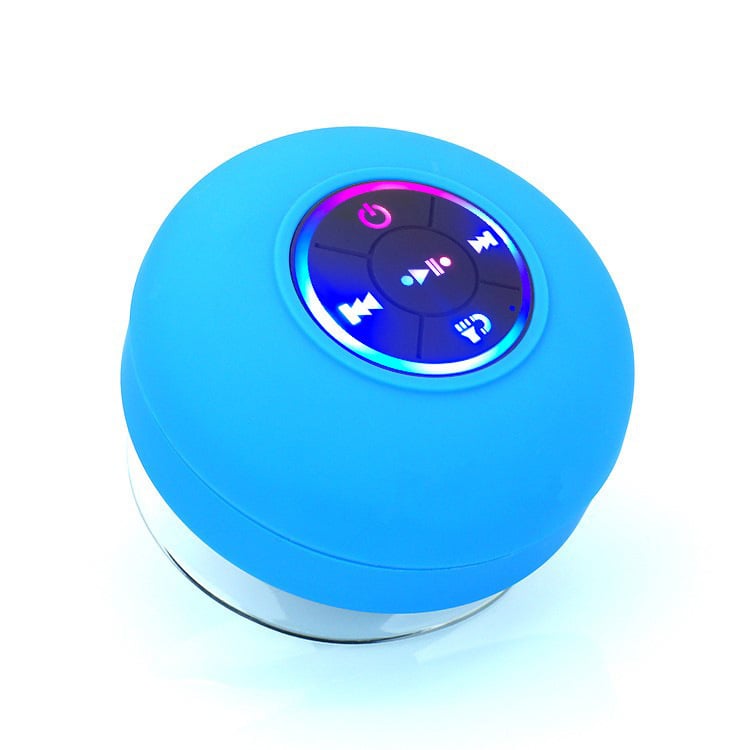 🎄Bathroom Waterproof Wireless Bluetooth Speakers with LED Light