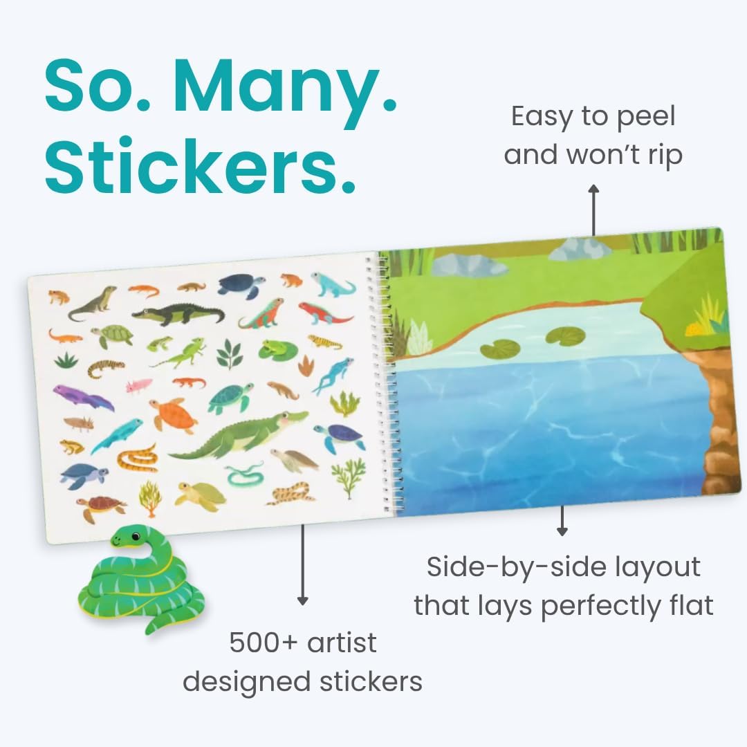 🔥LAST DAY 60% OFF - 🦋 Hello Bugs Sticker Book Activity for Kids 🐞 (over 500 stickers!)