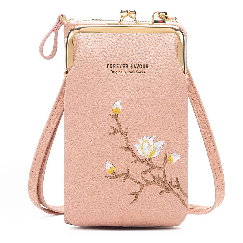 💼👛 Women Sling Cross-Body Wallet with Mobile Cell Phone Holder 📱✨