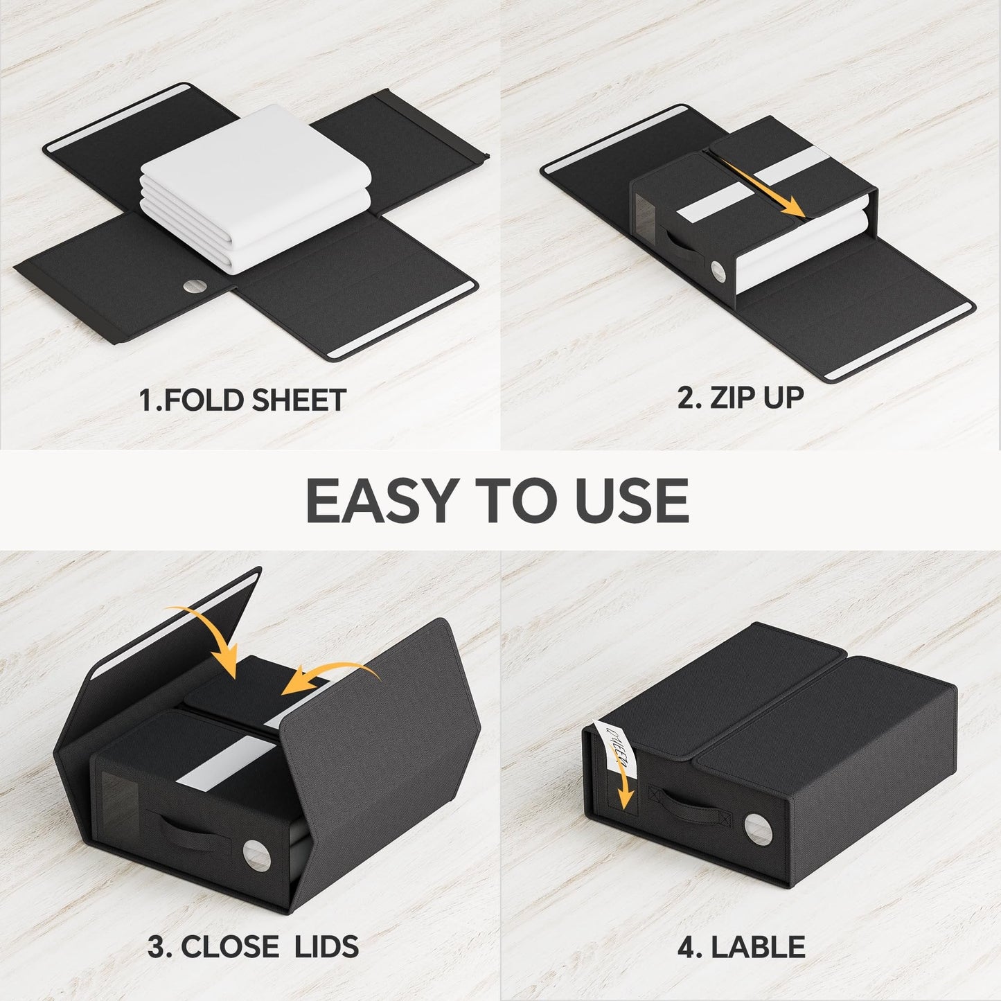 🔥Hot Sale Promotion-49% OFF✨-Foldable Bed Sheet Organizers and Storage