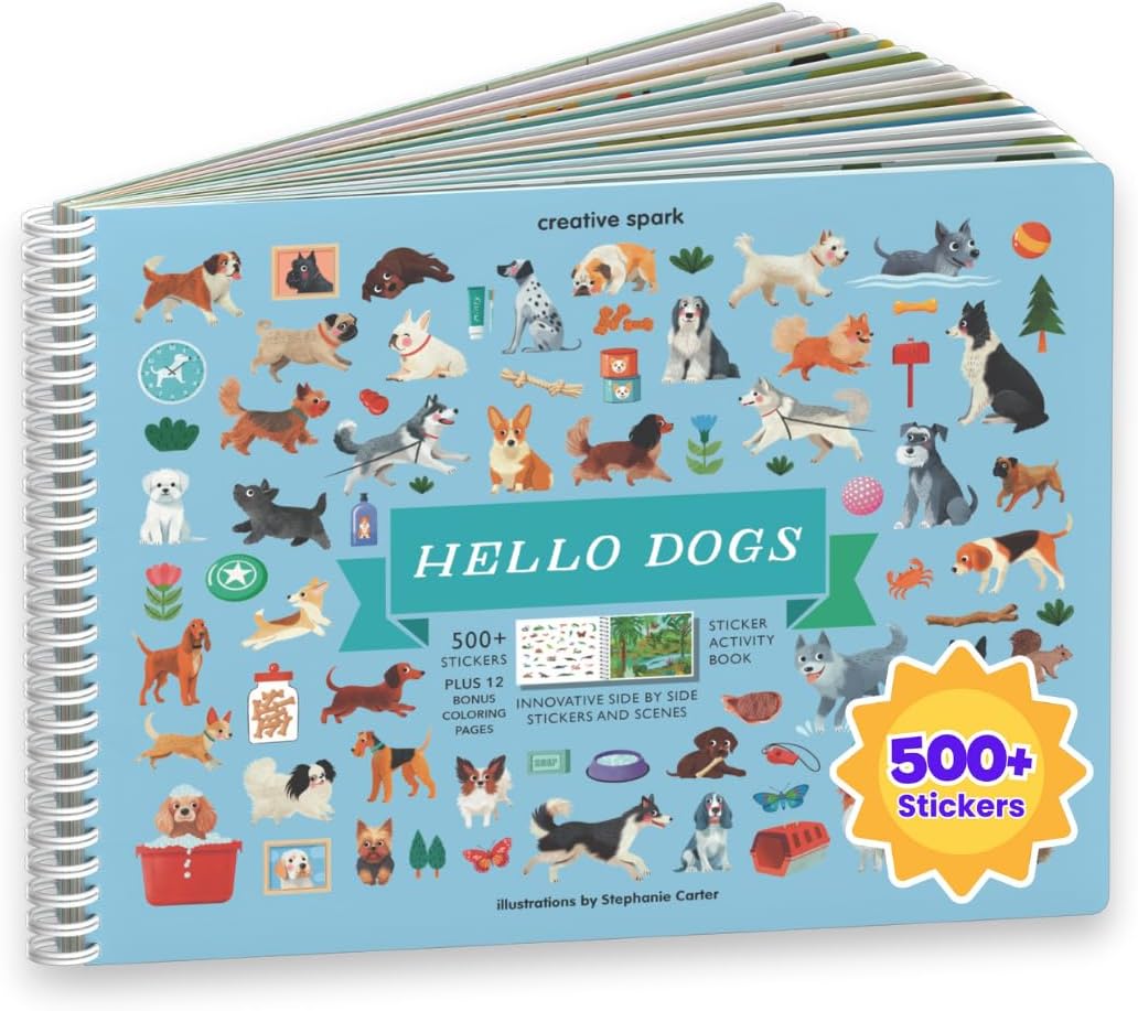 🔥LAST DAY 60% OFF - 🦋 Hello Bugs Sticker Book Activity for Kids 🐞 (over 500 stickers!)