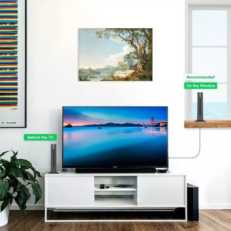 🔥 TV Antenna Digital HD Antena Indoor HDTV 1080P 4K Long Range