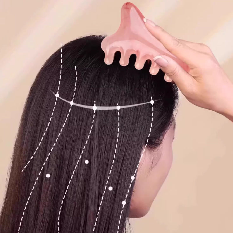 Only Today 50% Off🙋♀️Multifunction Scalp Massage Comb Gua Sha Tool