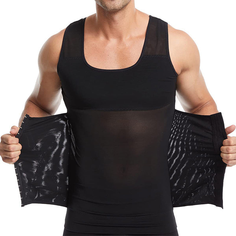 Men's Slimming Mesh Vest with Waist
