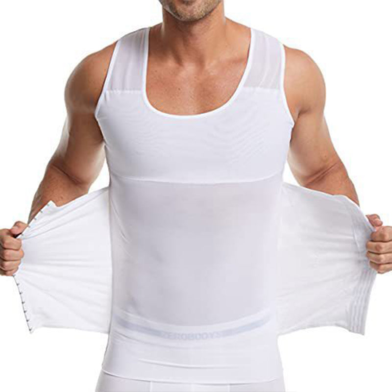 Men's Slimming Mesh Vest with Waist