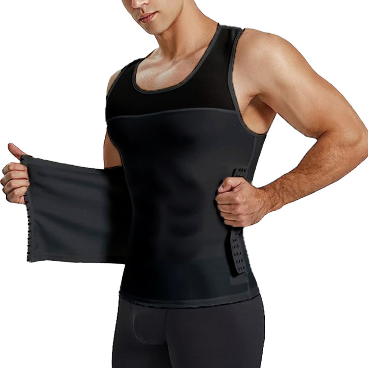 Men's Slimming Mesh Vest with Waist