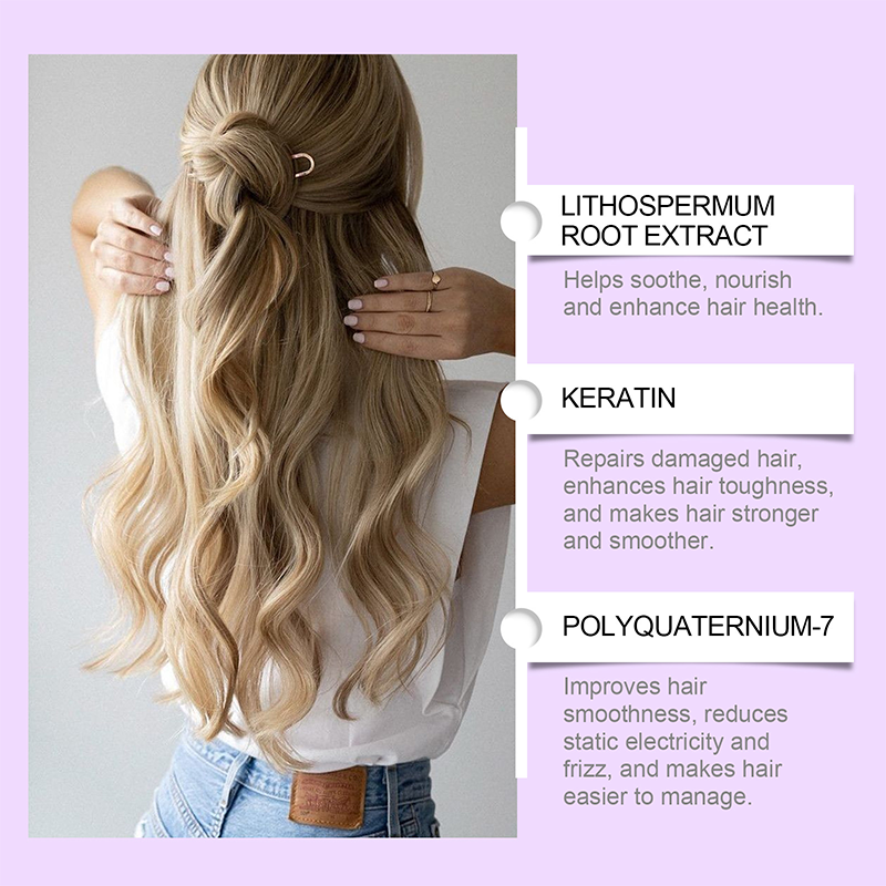 🔥 Hot Sale 50% OFF 🟣 Anti-Yellowing Purple Hair Mask 💜 Say goodbye to Red Highlights! 👋