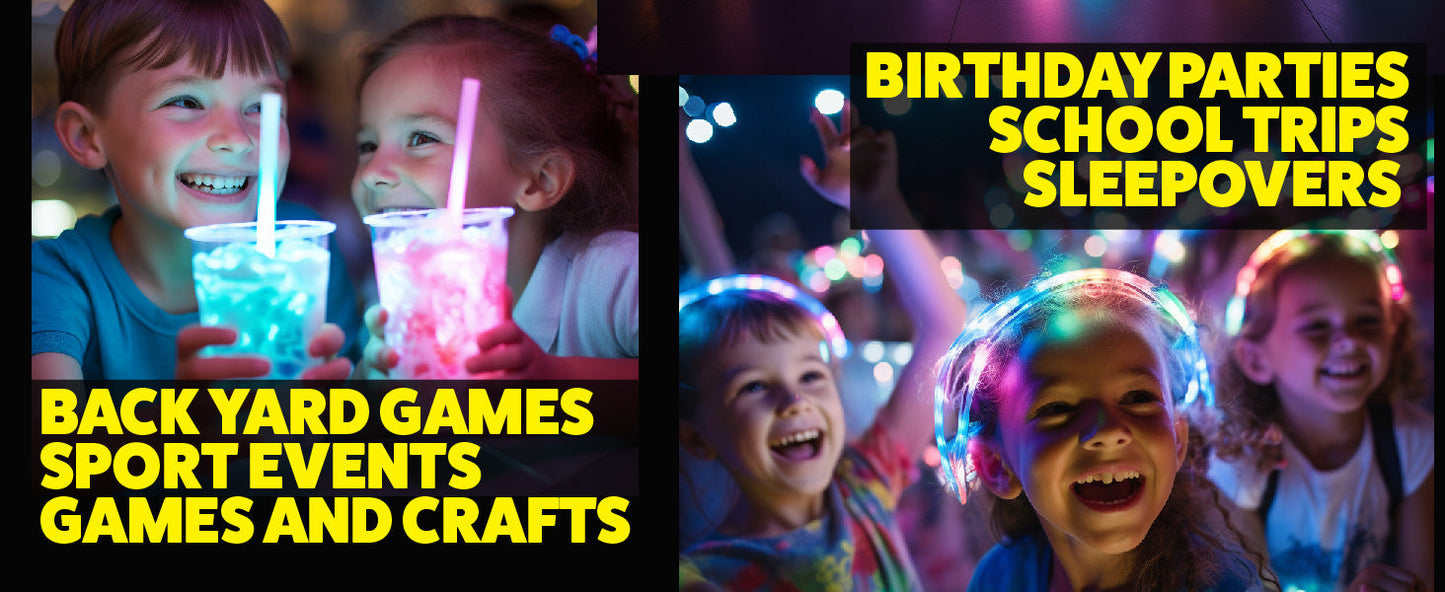 🔥2025 New Arrival 🔥✨ Ultimate Glow Party Pack - 8” Glow Sticks & Connectors 🎉