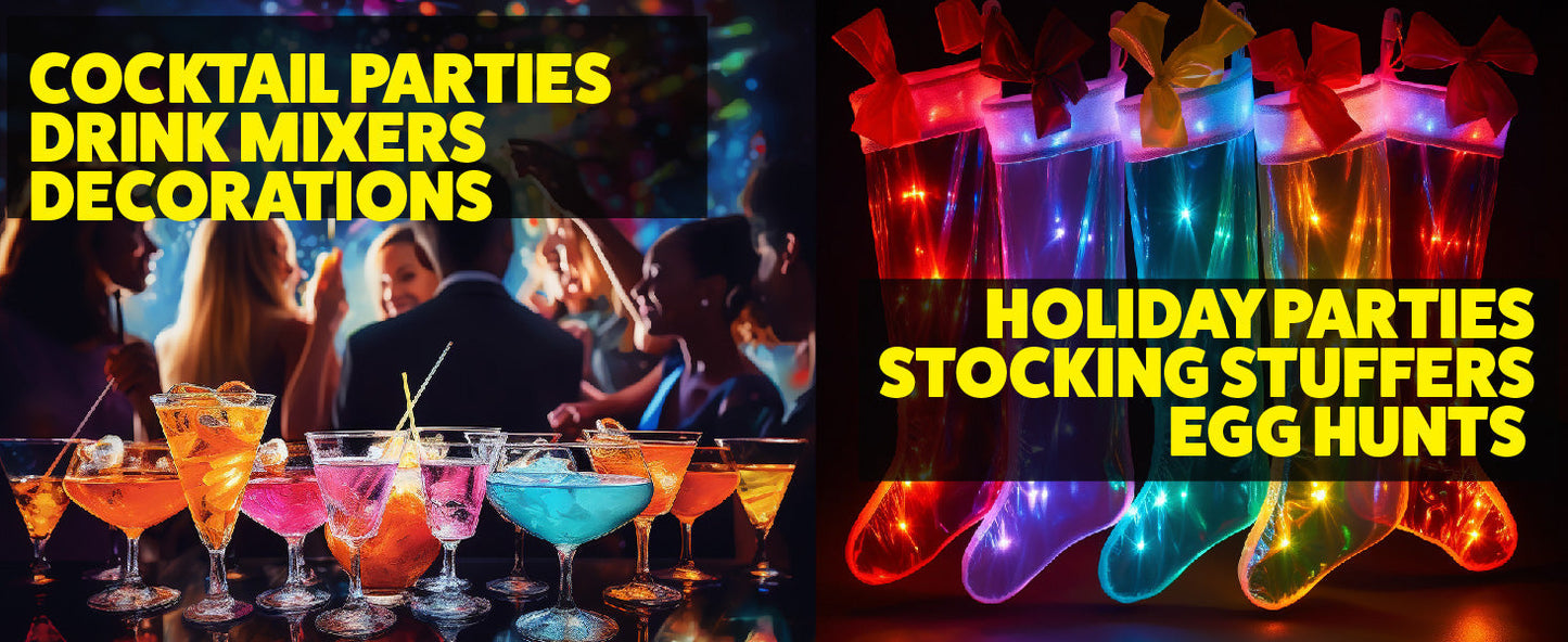 🔥2025 New Arrival 🔥✨ Ultimate Glow Party Pack - 8” Glow Sticks & Connectors 🎉