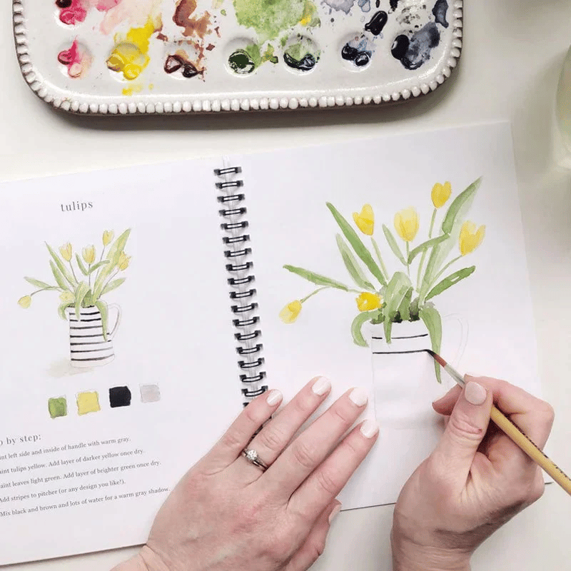 🔥Lente Korting🖼️ Aquarel Werkboek voor Nieuwe Kunstenaars