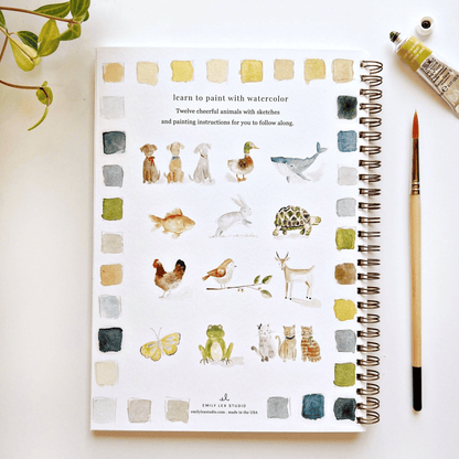 🔥Lente Korting🖼️ Aquarel Werkboek voor Nieuwe Kunstenaars
