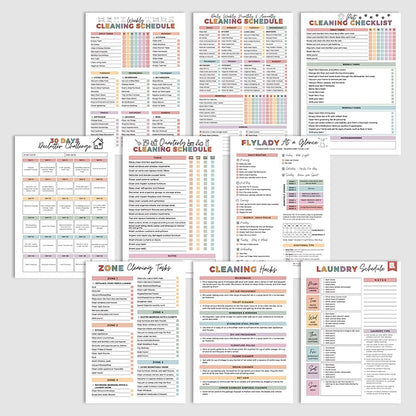 🔥LAST DAY 46% OFF - 📕ADHD Cleaning & Organizing Toolkit - Chore Planner✔