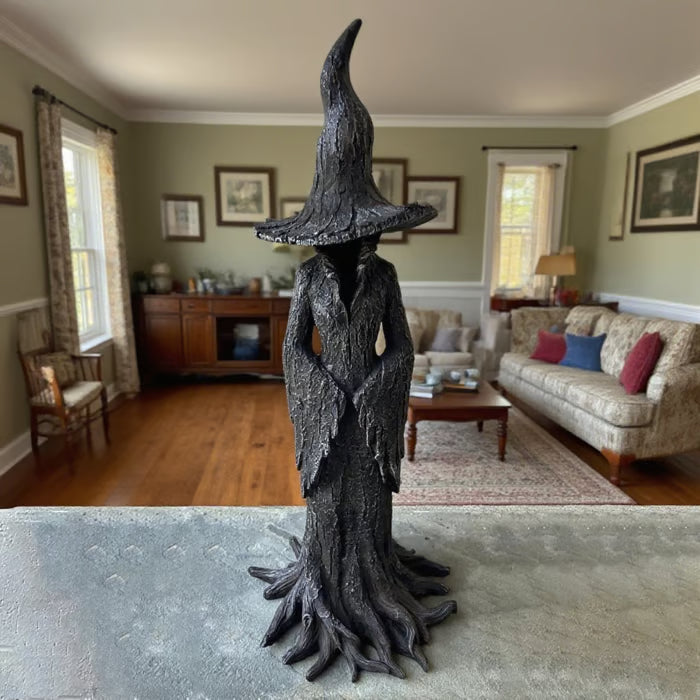 🔥49% OFF - Hand-Painted Enchanting Witch Statue: Your Home's Magical Guardian 🧙‍♀️✨