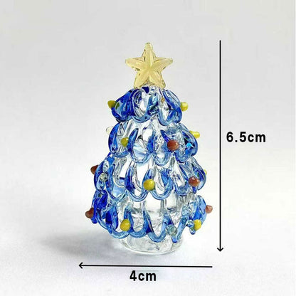 🎄✨ Luminous Glass Christmas Trees