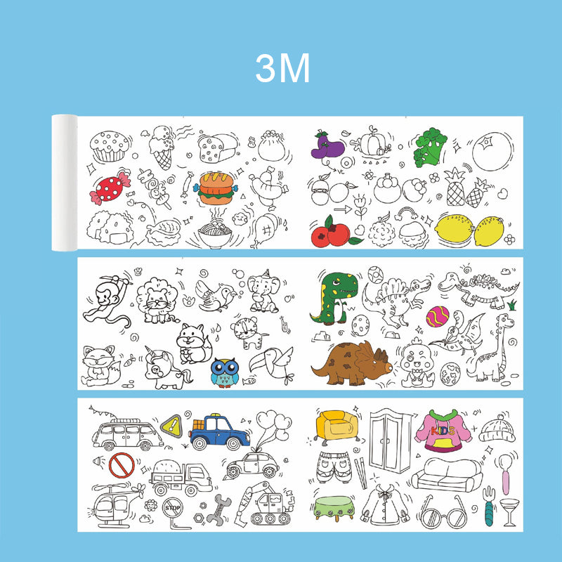 🎨 Premium Kids Drawing Roll – Spark Creativity!