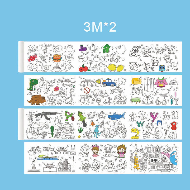 🎨 Premium Kids Drawing Roll – Spark Creativity!