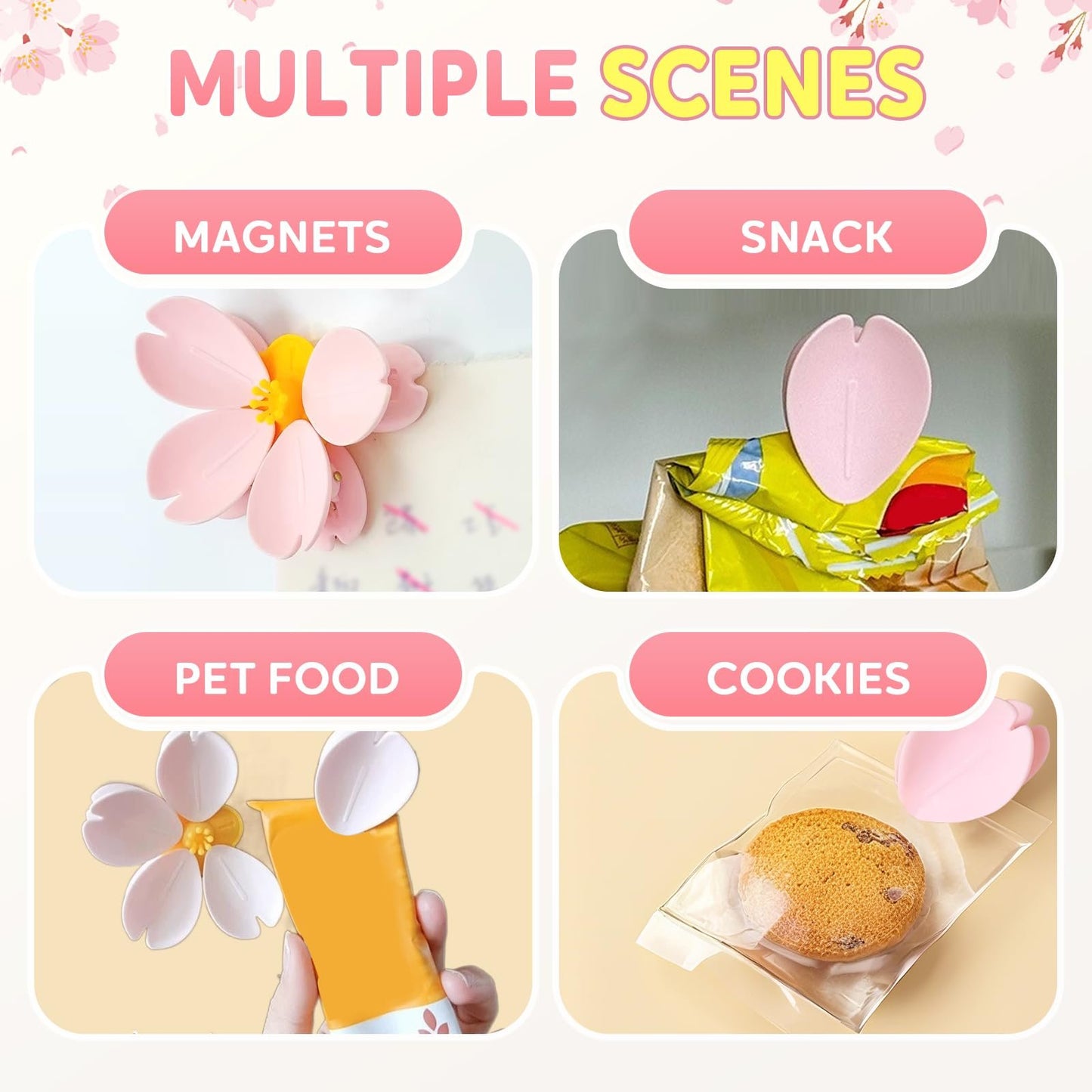 🌸Sakura Magnetic Snack Seal Clip