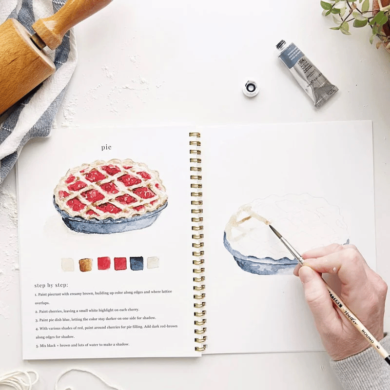 🔥Lente Korting🖼️ Aquarel Werkboek voor Nieuwe Kunstenaars