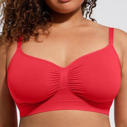 Women's Full Coverage Non-Padded Wireless Sculpt Bra