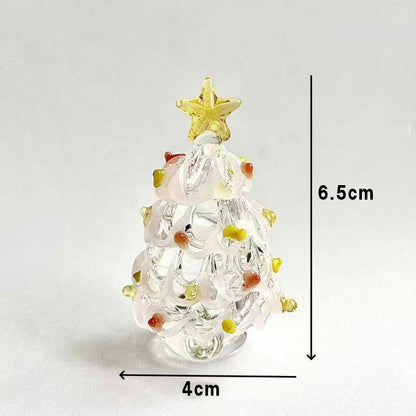 🎄✨ Luminous Glass Christmas Trees